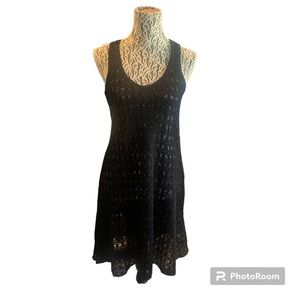 Black Denim & Supply Crochet Dress